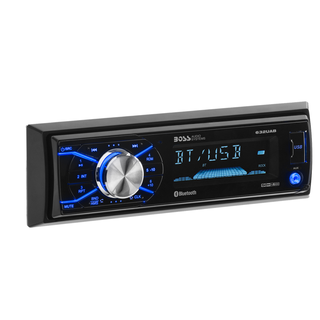 BOSS Audio Systems 632UAB Car Stereo - Single Din, Bluetooth, No