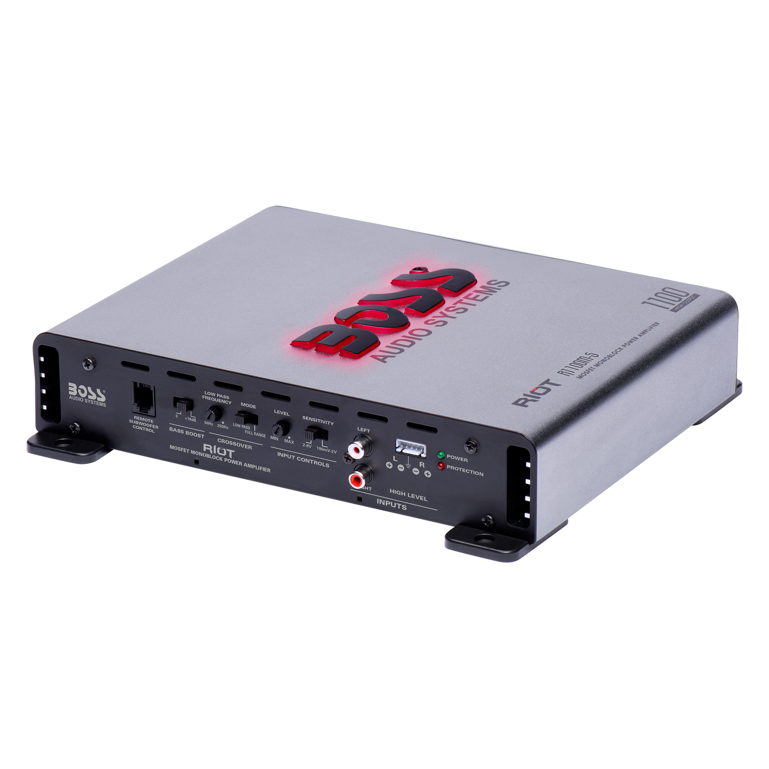 BOSS Audio Systems R1100M-S Monoblock Car Amplifier - 1100 High Output ...