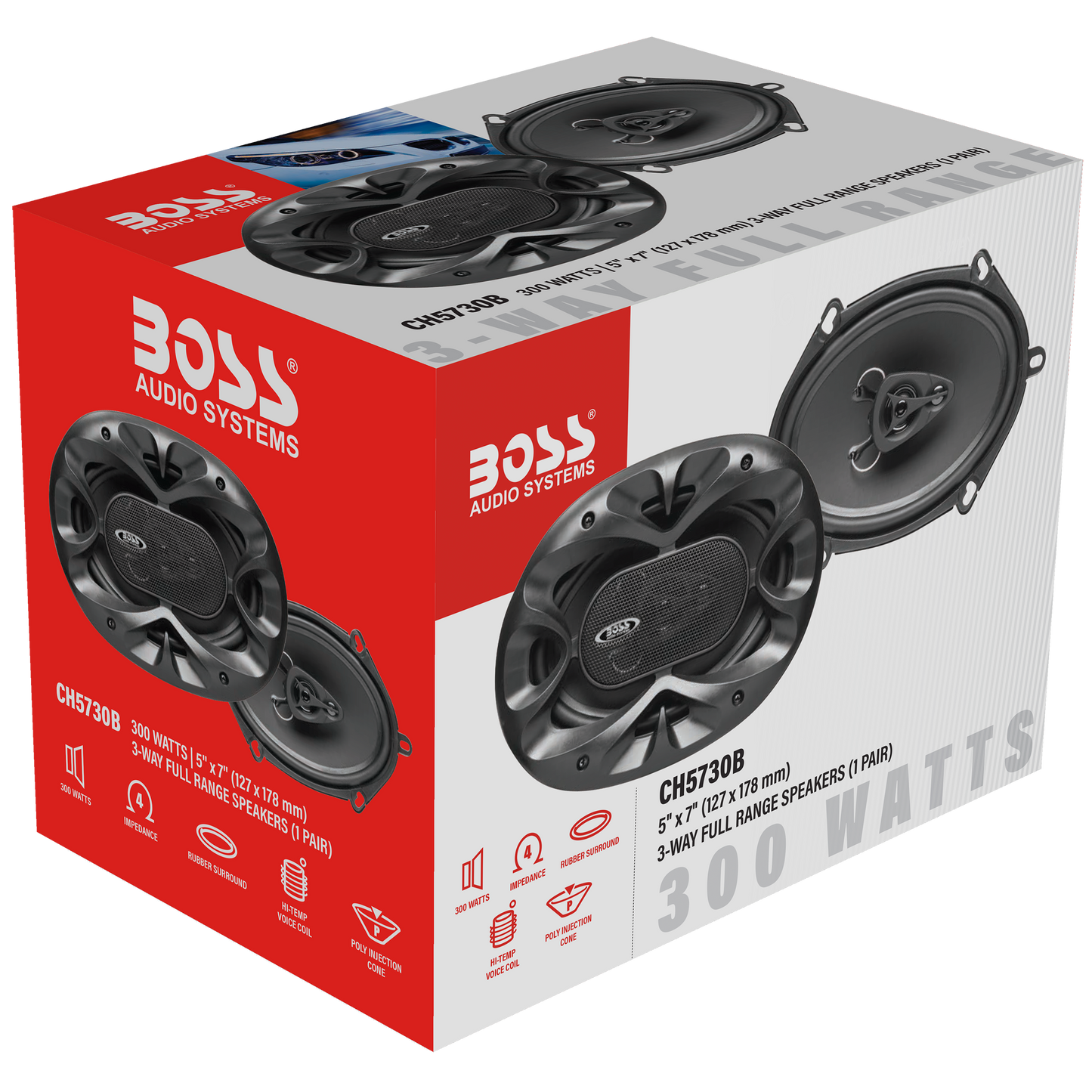 BOSS Audio Systems CH5730B Chaos Series 5 x 7 Inch Car Door BOSS Audio Systems CH5730B Chaos Series 5 x 7 Inch Car Door