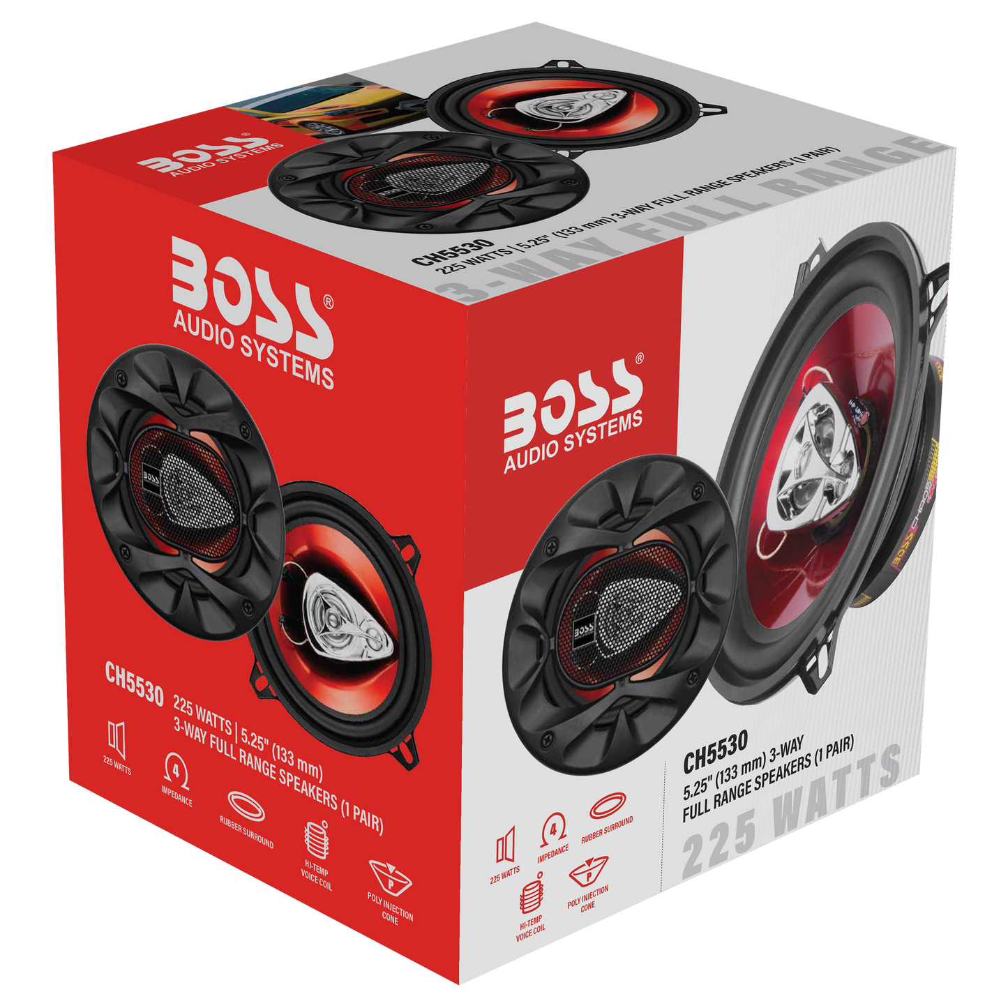 BOSS Audio Systems CH5530 Chaos Series 5.25 Inch Car Door Speakers BOSS Audio Systems CH5530 Chaos Series 5.25 Inch Car Door Speakers