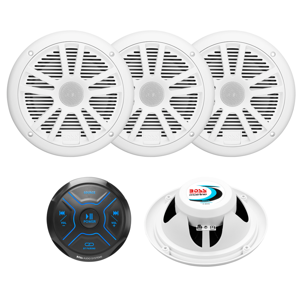 BOSS Audio Systems Marine Boat Stereo Sound System