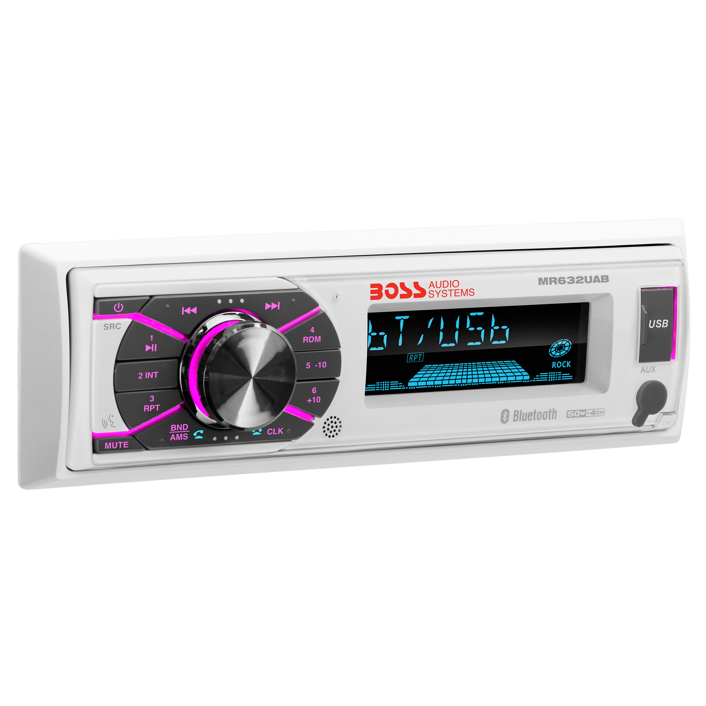BOSS Audio Systems MR632UAB Marine Boat Stereo – Single Din