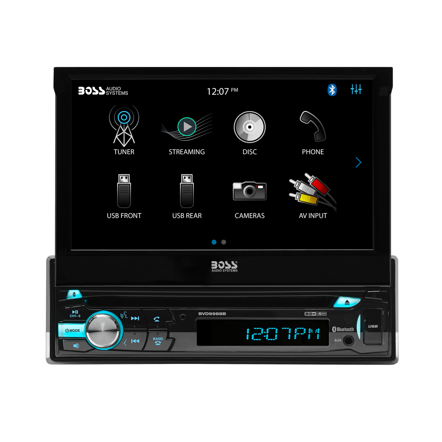 BOSS Audio Systems BVD9988B Car Stereo - Single Din, 7 Inch 